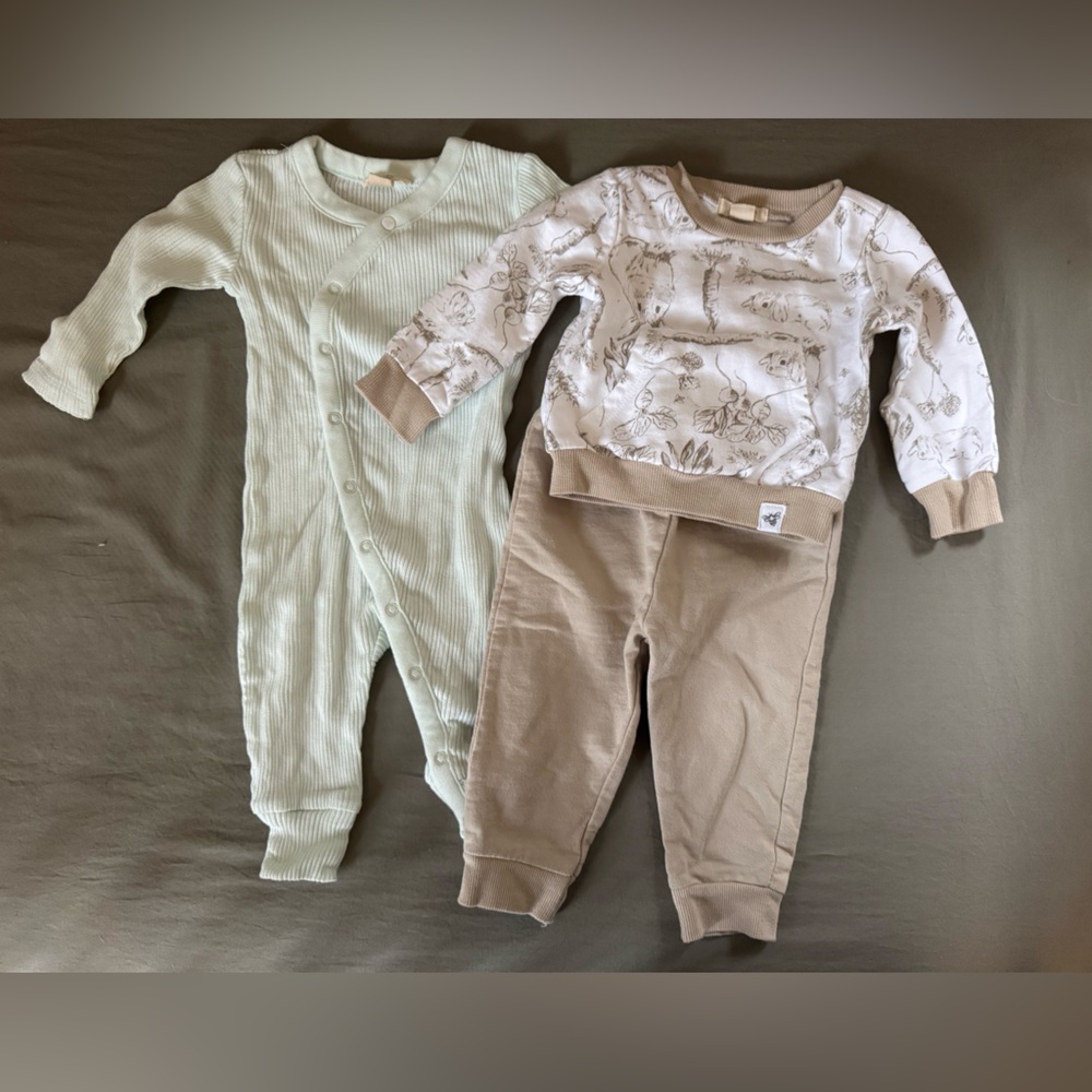Burt’s Bees Baby Clothes 0-3mo - Never Worn